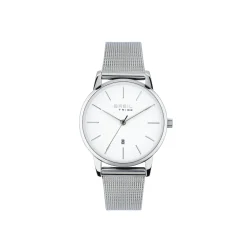 AVERY-Orologio BREIL DONNA AVERY QUADRANTE BIANCO Movimento SOLO TEMPO QUARZO e MAGLIA ACCIAIO ARGENTO EW0