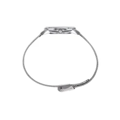 AVERY-Orologio BREIL DONNA AVERY QUADRANTE BIANCO Movimento SOLO TEMPO QUARZO e MAGLIA ACCIAIO ARGENTO EW0