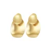 B WHISPER-IP GOLD STEEL EARRINGS
