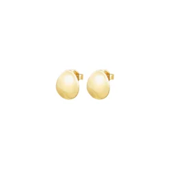 B WHISPER-IP GOLD STEEL EARRINGS