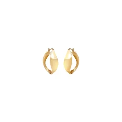 B WHISPER-IP GOLD STEEL EARRINGS