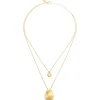 B WHISPER-IP GOLD STEEL NECKLACE