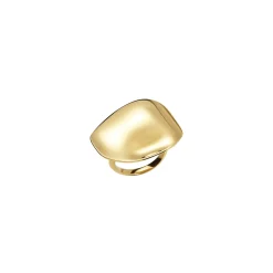 B WHISPER-IP GOLD STEEL RING