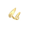 B WHISPER-STAINLESS STEEL RING - GOLD COLORED