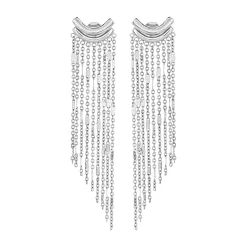 B WIRED-STAINLESS STEEL EARRINGS