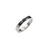 B.C.6-STAINLESS STEEL RING WITH CARBON FIBER INSERT