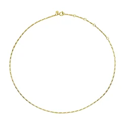 BIG HEART-STAINLESS STEEL NECKLACE - GOLD COLORED
