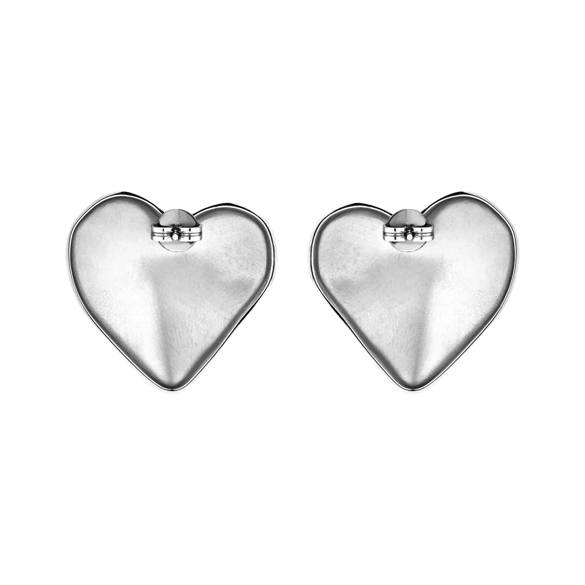 BIG HEART-STAINLESS STEEL EARRINGS