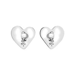 BIG HEART-STAINLESS STEEL CLIP-ON EARRINGS