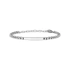 BLACKEN-STAINLESS STEEL BRACELET WITH BLACK ZIRCON