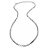 BLACKEN-STAINLESS STEEL NECKLACE WITH ANTIQUE FINISHING