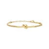 B&ME-POLISHED IP GOLD STEEL BRACELET