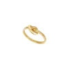 B&ME-POLISHED IP GOLD STEEL RING