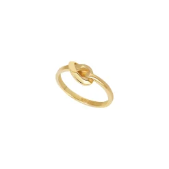 B&ME-POLISHED IP GOLD STEEL RING