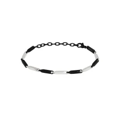 BOLD-TWO-COLOR STEEL BRACELET