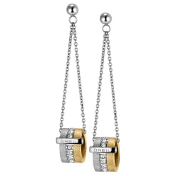 BREILOGY-EARRINGS WITH WHITE CRYSTALS