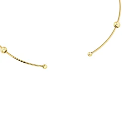 BUBBLE-BUBBLE IP GOLD NECKLACE