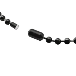 BUBBLE-GUN COLORED STAINLESS STEEL NECKLACE