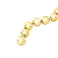 BUBBLE-STAINLESS STEEL EARRINGS - GOLD COLORED