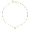 BUBBLE-STAINLESS STEEL NECKLACE - GOLD COLORED