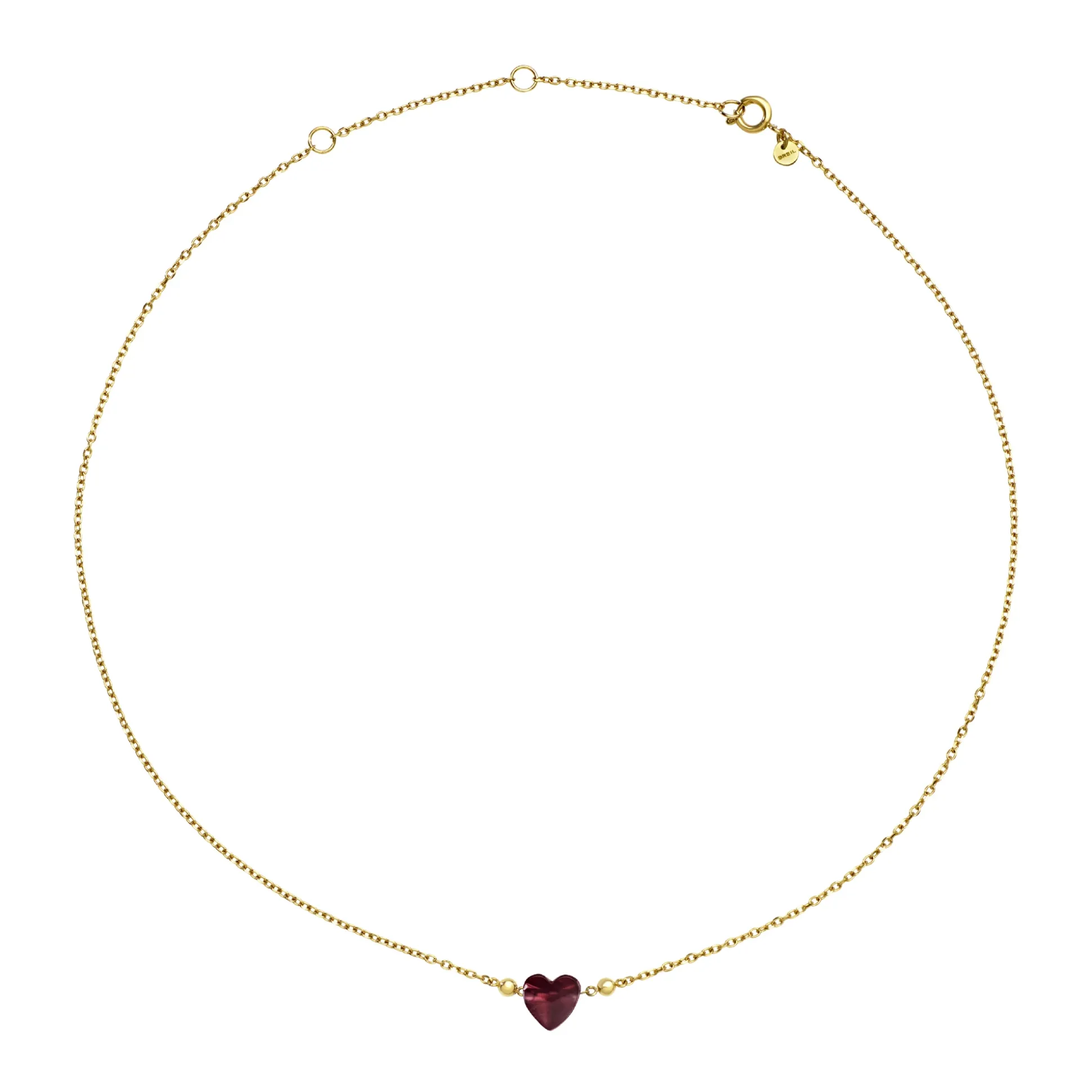 CANDY-CANDY RHODOLITE NECKLACE