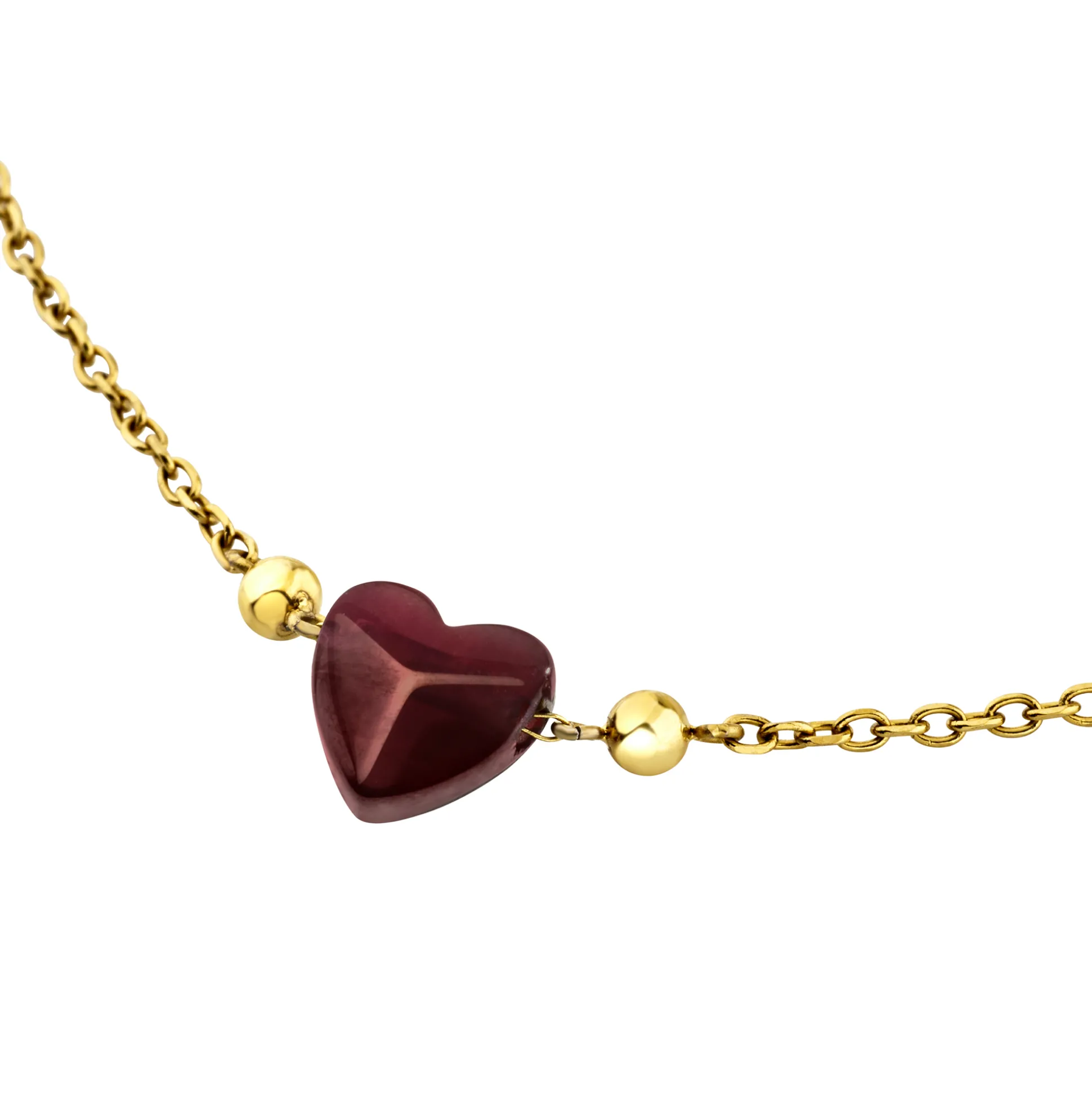 CANDY-CANDY RHODOLITE NECKLACE