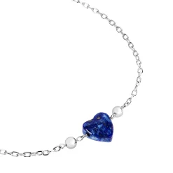 CANDY-STEEL BRACELET WITH LAPIS LAZULI
