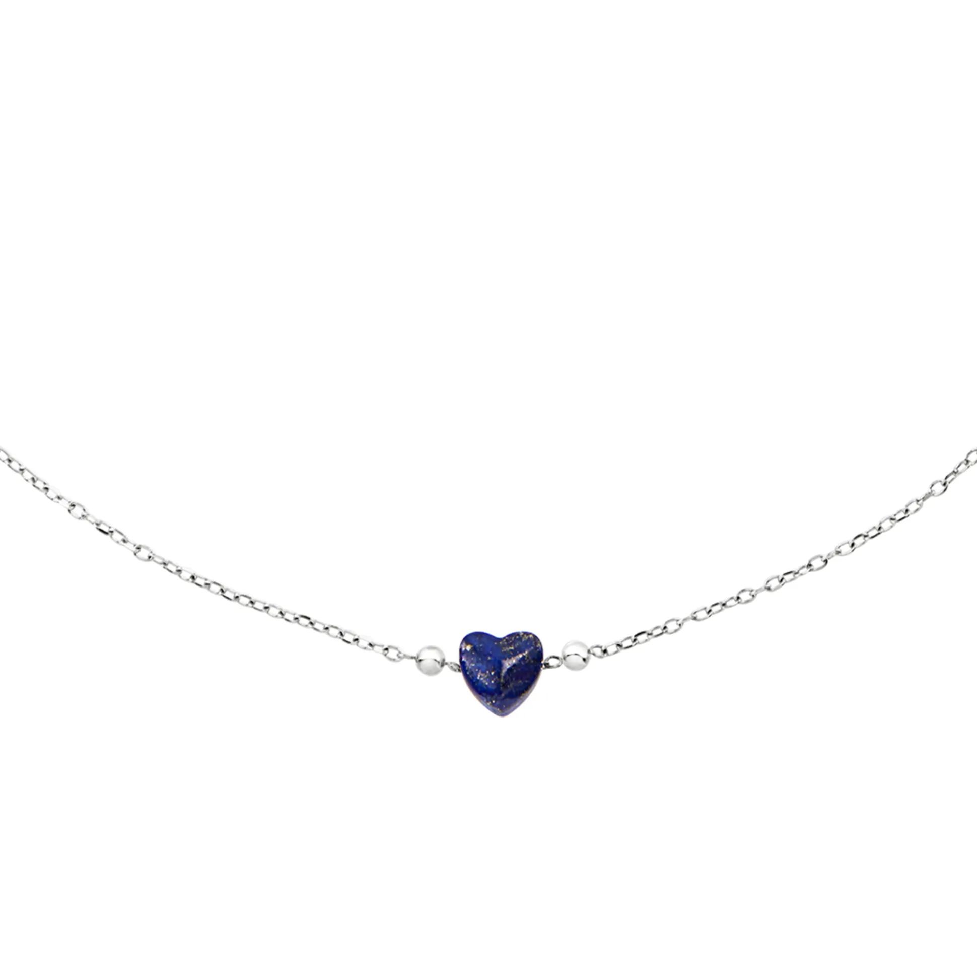 CANDY-STEEL NECKLACE WITH LAPIS LAZULI