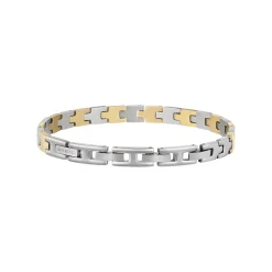 CARVE-IP GOLD STEEL BRACELET