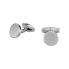 CARVE-STAINLESS STEEL CUFFLINKS