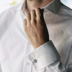 CARVE-STAINLESS STEEL CUFFLINKS