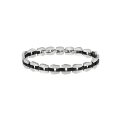 CERAMIC BRICK-STAINLESS STEEL AND CERAMIC BRACELET