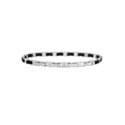 CERAMIC BRICK-STAINLESS STEEL AND CERAMIC BRACELET