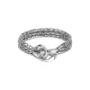 COBRA-POLISHED STAINLESS STEEL BRACELET/NECKLACE