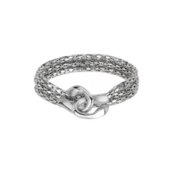 COBRA-POLISHED STAINLESS STEEL BRACELET/NECKLACE