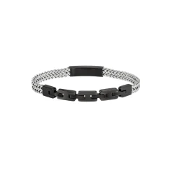 EDIT OUT-TWO-COLOR STEEL BRACELET