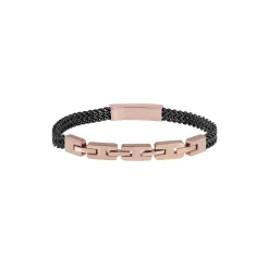 EDIT OUT-TWO-COLOR STEEL BRACELET