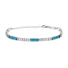 FUSION-STEEL AND LAVA BRACELET