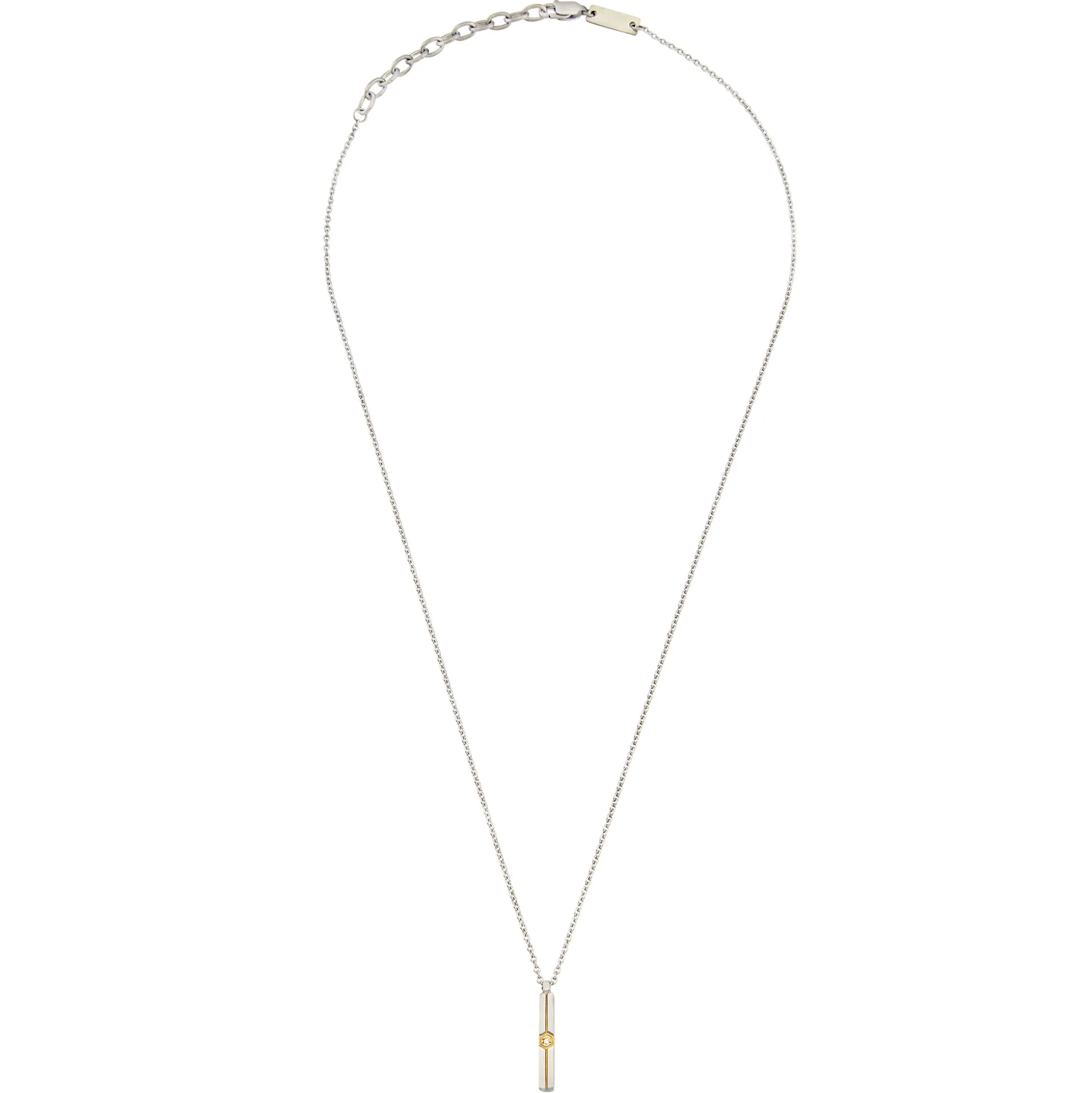 GALA”-STAINLESS STEEL NECKLACE WITH PENDANT