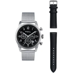 GRID-CHRONO GENT 42 MM WITH INTERCHANGABLE STRAP