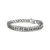 GRITTY-BRUSHED STEEL BRACELET
