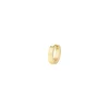GRITTY-SINGLE IP GOLD STEEL EARRING