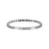 GROOVY-POLISHED STAINLESS STELL BRACELET