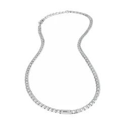 GROOVY-SHINY STAINLESS STEEL NECKLACE