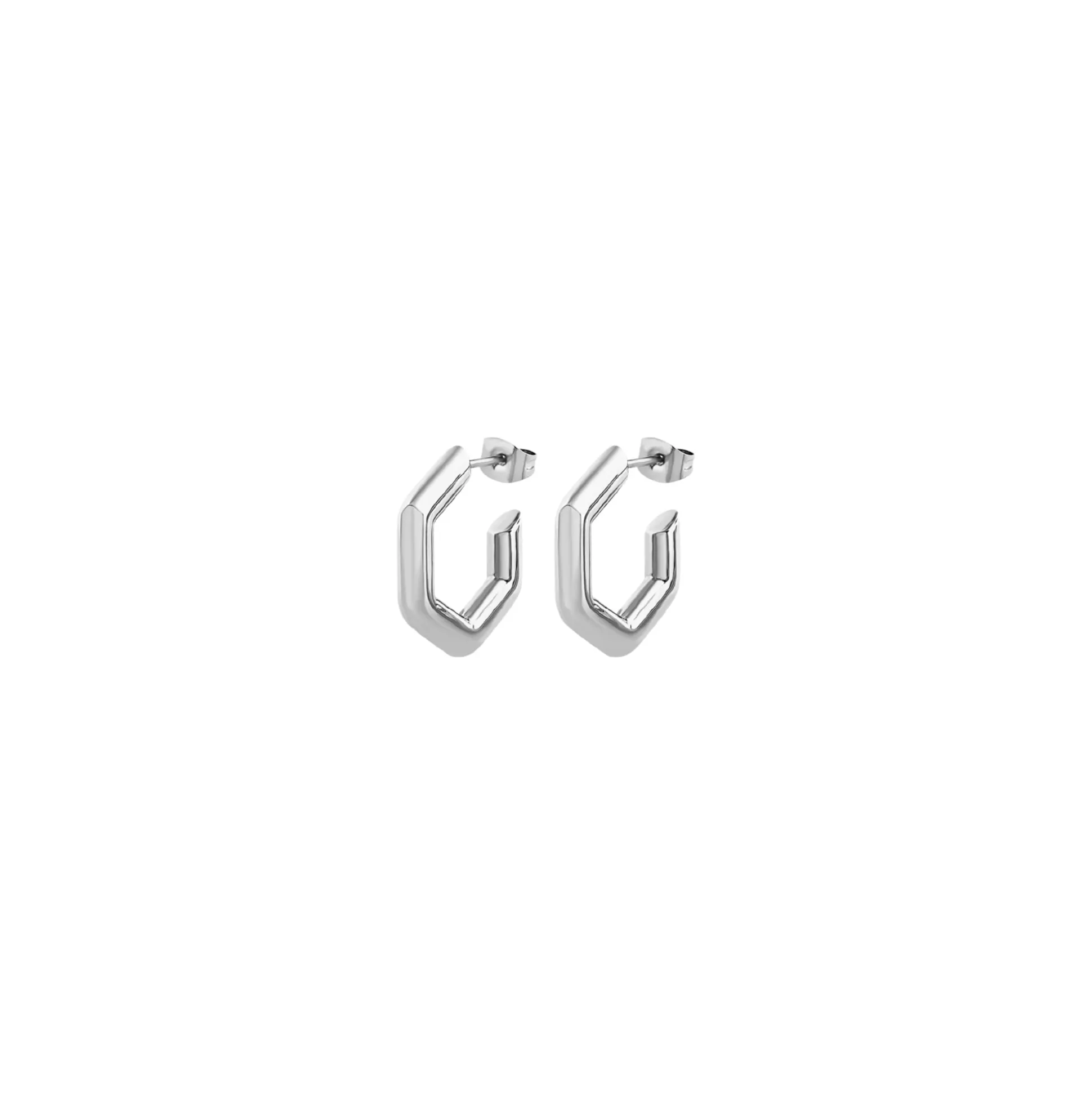 HEXAGONIA-STAINLESS STEEL EARRINGS