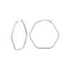 HEXAGONIA-STAINLESS STEEL EARRINGS