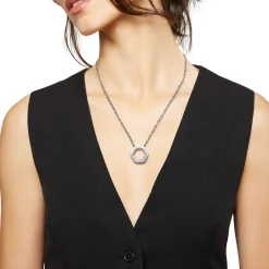 HEXAGONIA-STAINLESS STEEL NECKLACE