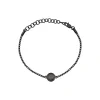 HOLT-STAINLESS STEEL BRACELET - BLACK COLORED