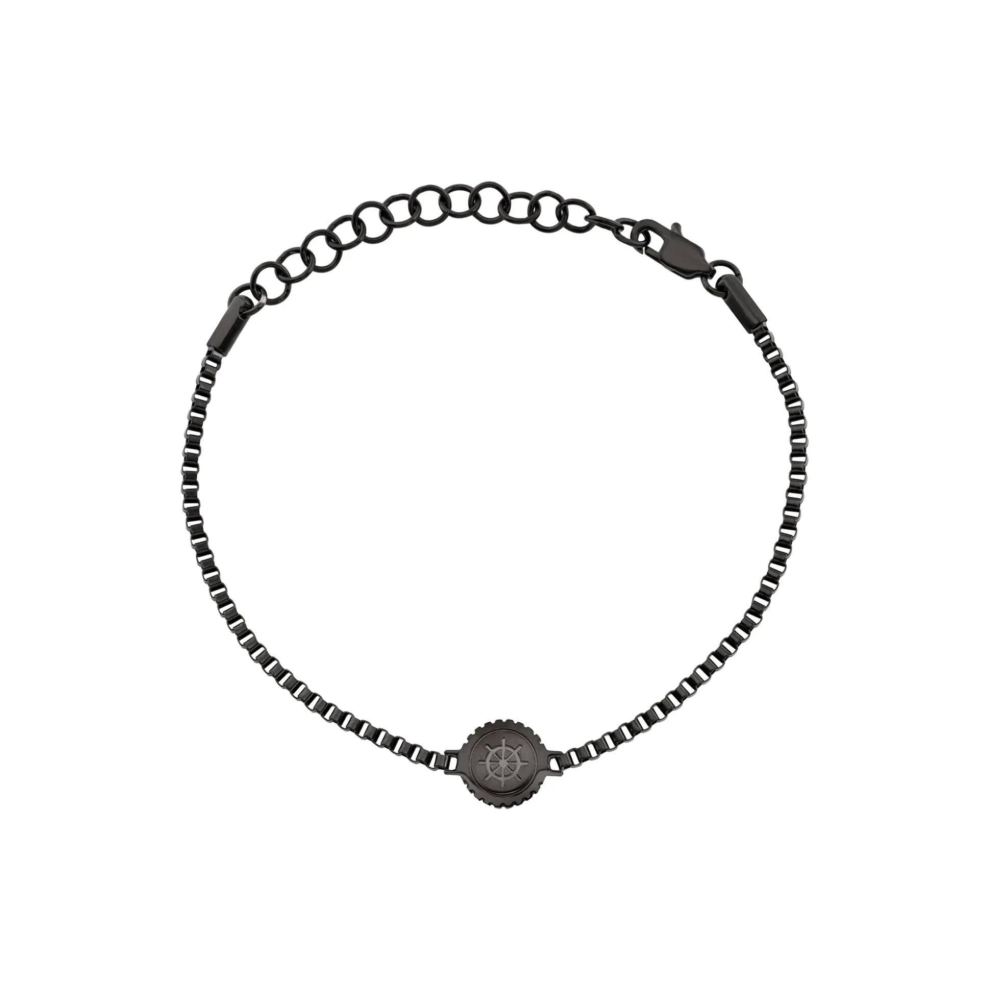 HOLT-STAINLESS STEEL BRACELET - BLACK COLORED