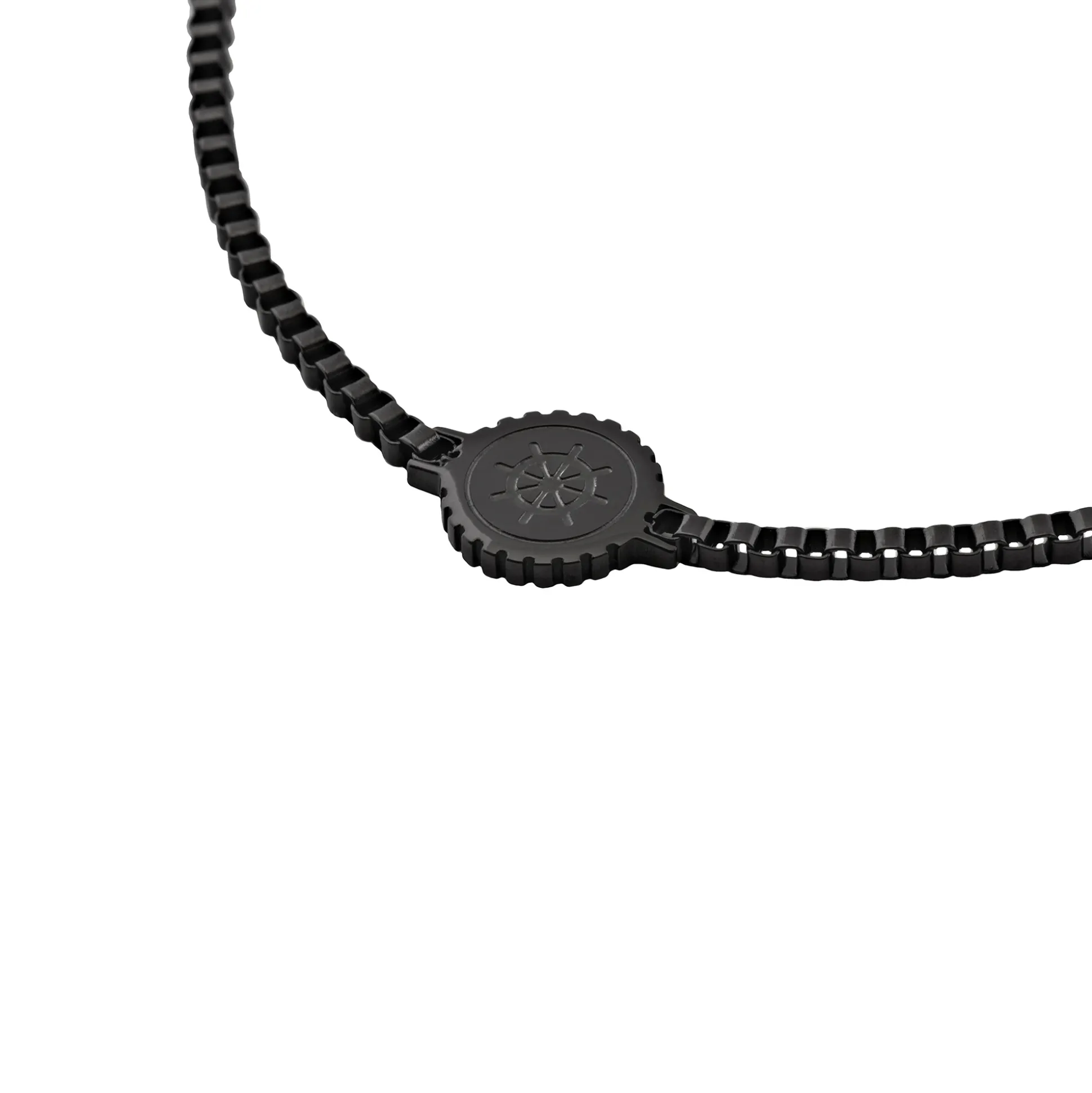 HOLT-STAINLESS STEEL BRACELET - BLACK COLORED